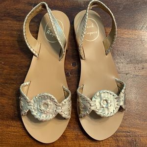 Beautiful Jack Rogers Liliana leather sling backs
